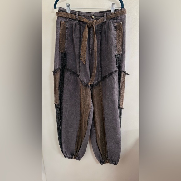 Oli & Hali Women's Patchwork Pants - Picture 2 of 6